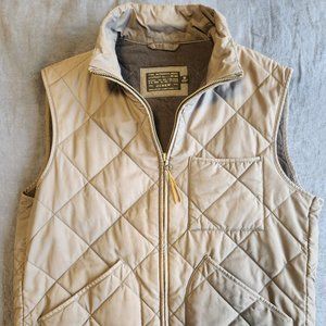 J. CREW Men's Broadmoor Quilted Vest / MEDIUM / DARK PEWTER (GREY)